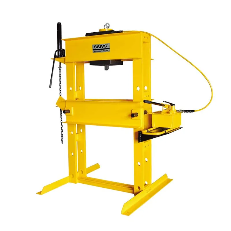 IPH10080, 100 Ton  H-Frame Hydraulic Press with RR1006 Double-Acting Cylinder and P464 Hand Pump