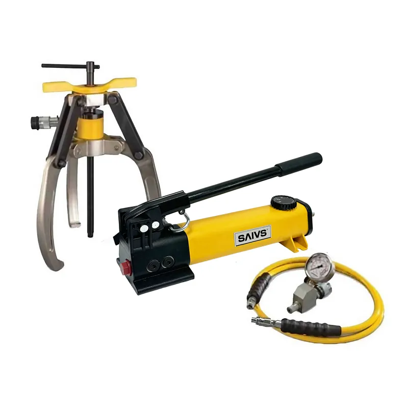 LGHS324H 24 Ton 3-Jaw Hydraulic Lock-Grip Puller Set with Hand Pump